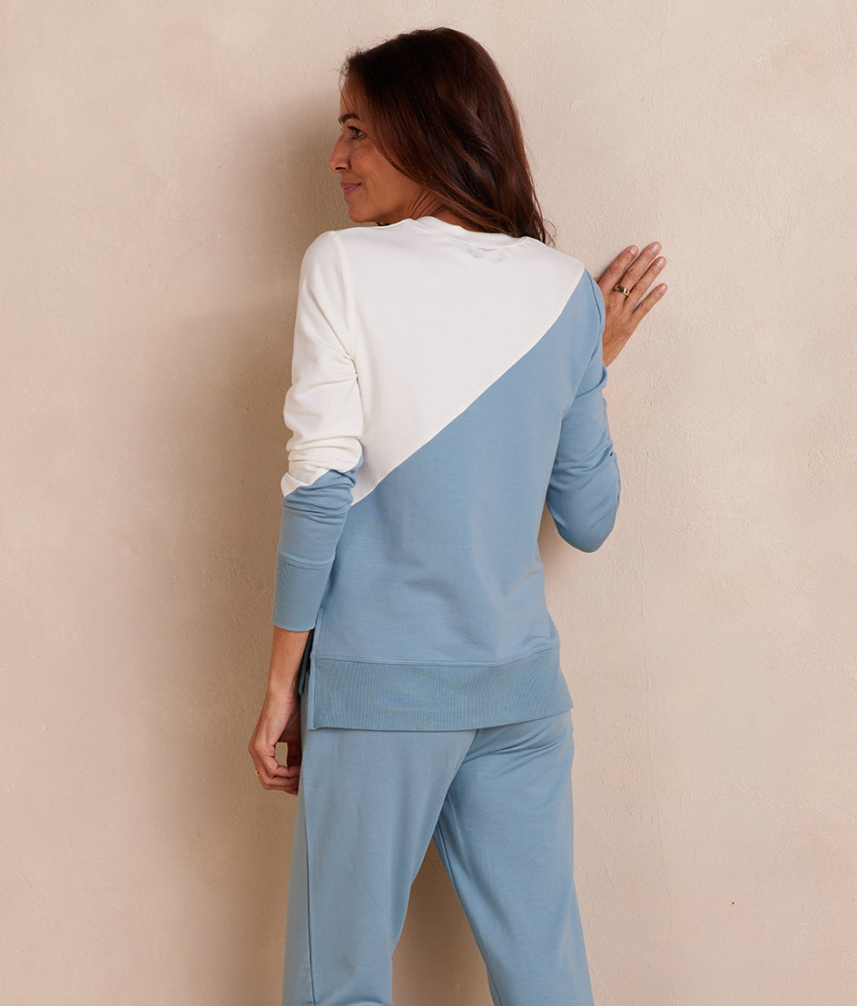 The Softest French Terry Jogger - Seaspray