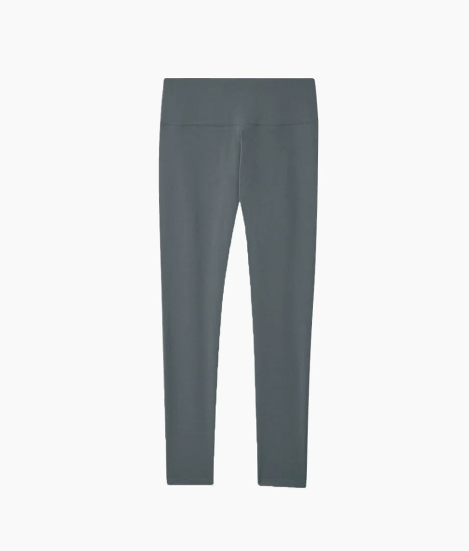 The Coziest High Rise Full Length Leggings - Smoke