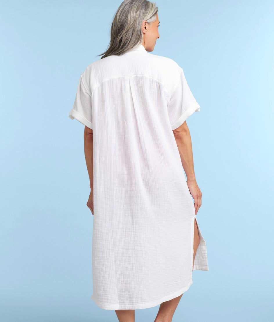 The Cloud Gauze Midi Dress Cover-Up - Main