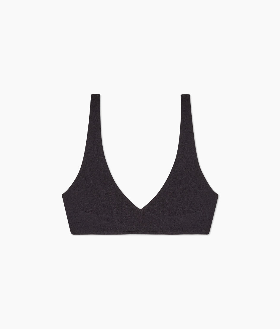 The LuxeCrinkle Tide Bikini Top - Sea Urchin