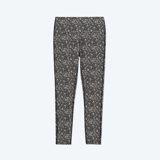 The Do-It-All High Rise 7/8 Leggings - In Bloom in Sea Urchin