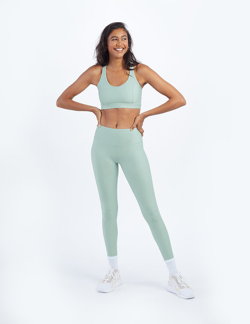 The Do-It-All High Rise 7/8 Leggings - Sage