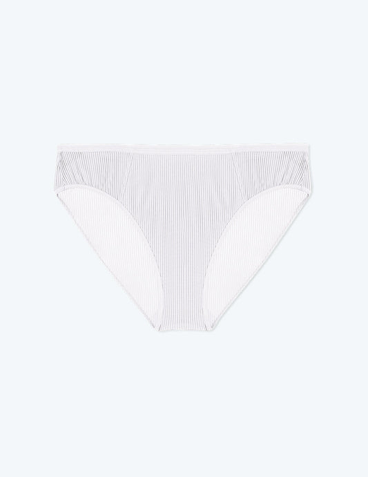 The Feel Free High Rise Brief Underwear - White Sand