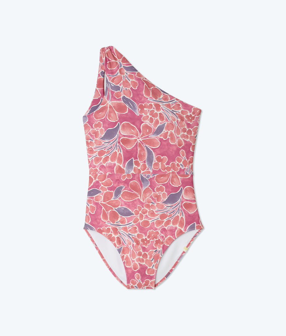 The Ruched Sidestroke - Passion Floral