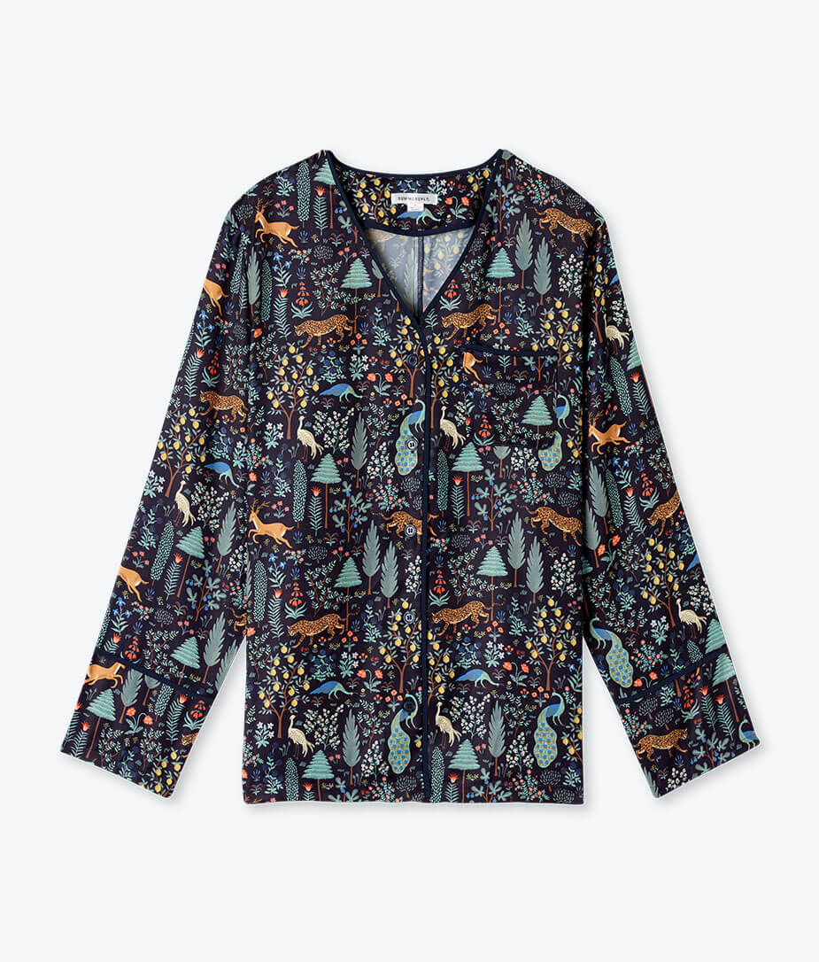 The Cloud 9 Silky Pajama Set - Menagerie