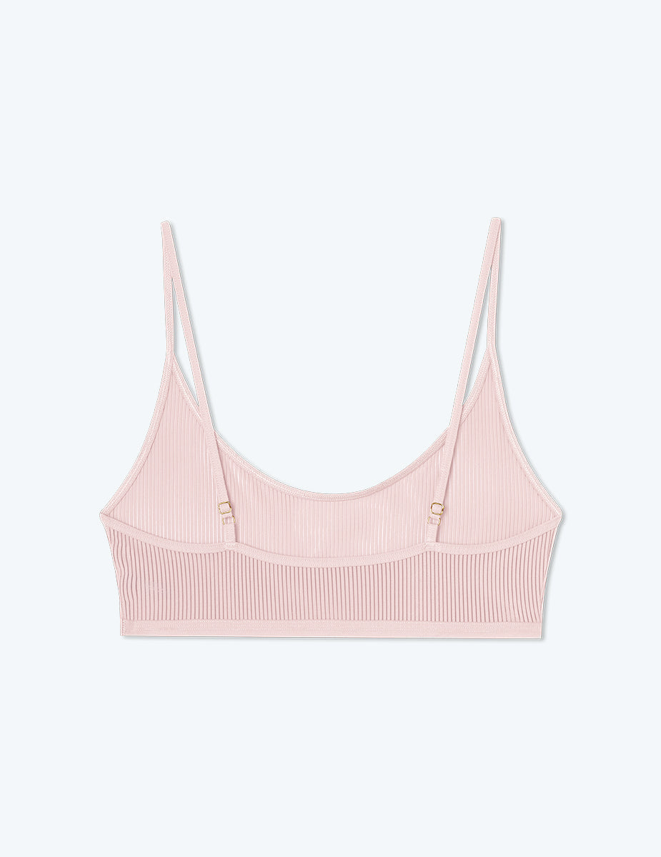 The Feel Free Adjustable Bralette - Quartz