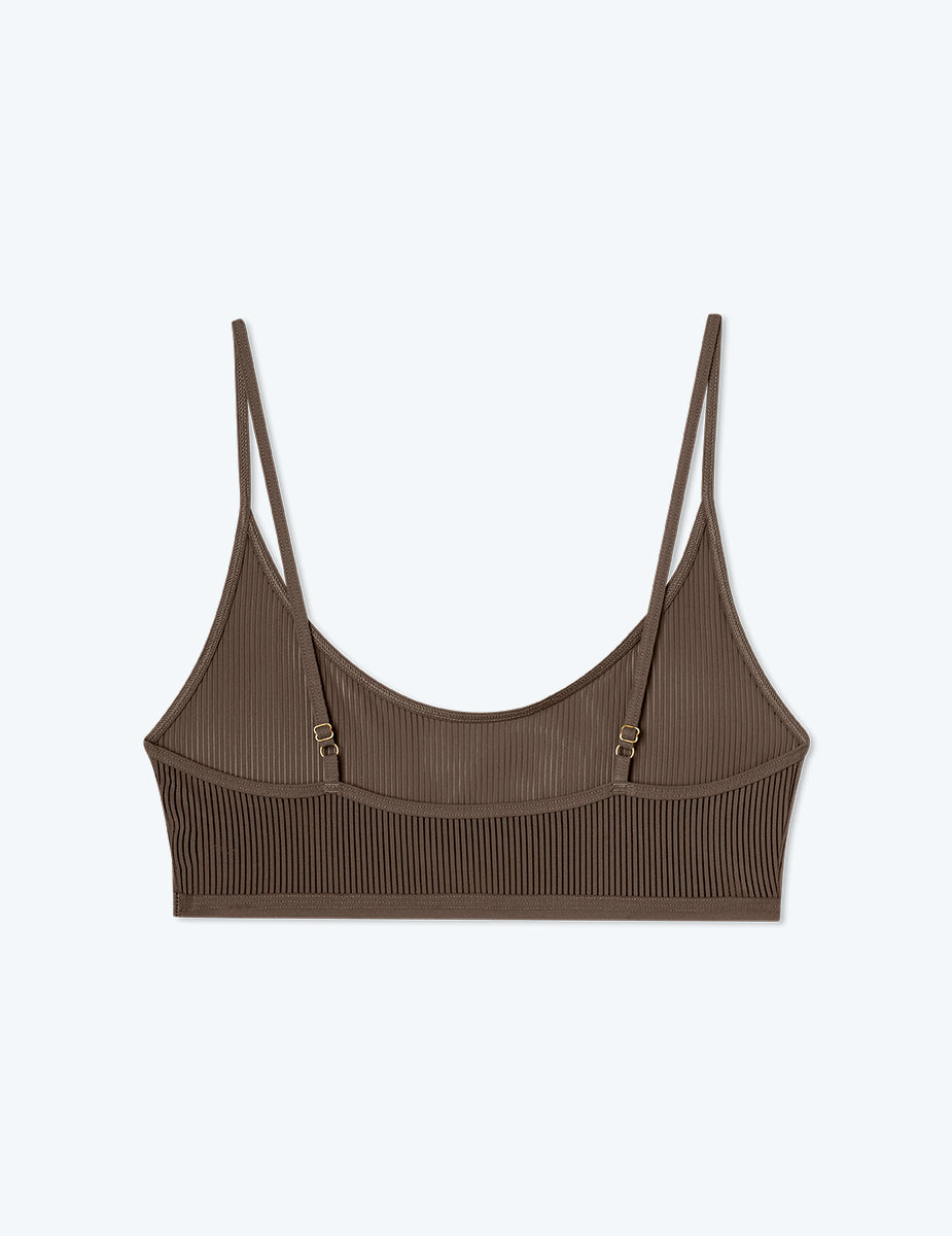 The Feel Free Adjustable Bralette - Clay