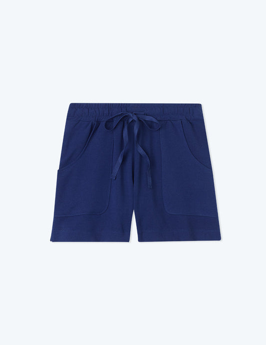 The Softest French Terry Lounge Shorts - Baltic