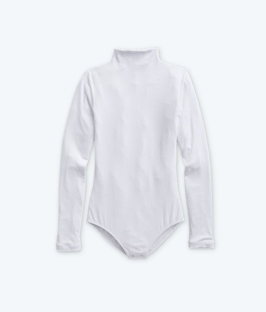 The Extra Soft Long Sleeve Day to Night Bodysuit - White Sand