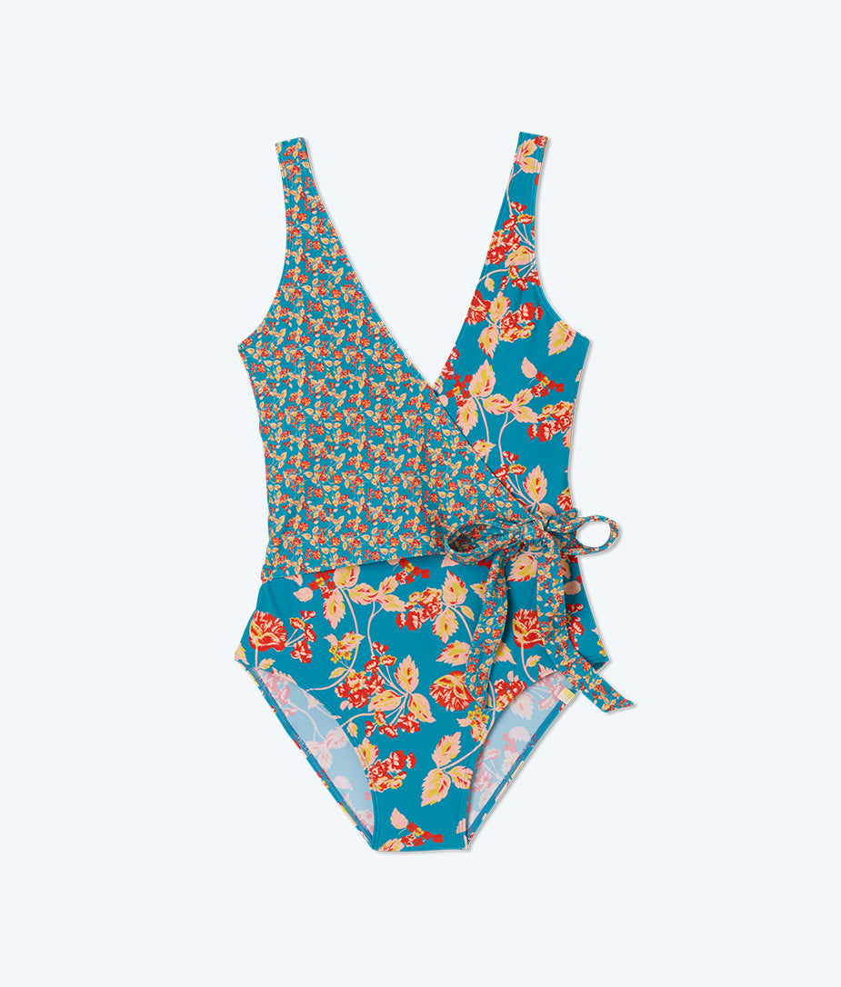 The Perfect Wrap One-Piece - Terrace Floral