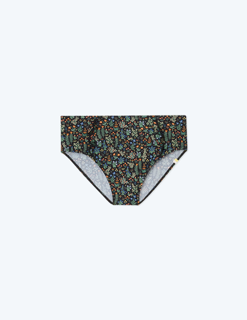 The Ruffle High Leg High Rise Bikini Bottom - Menagerie