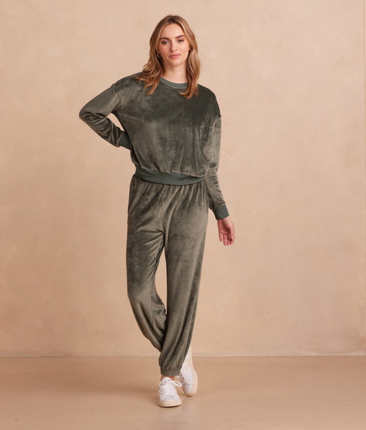 The Plush Velour Jogger - Main