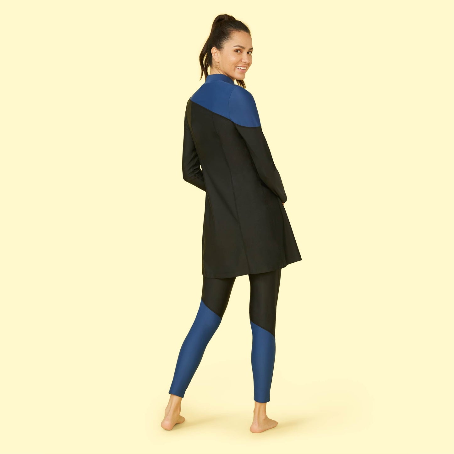 The Sun Shield Swim Tunic - Atlantic & Sea Urchin