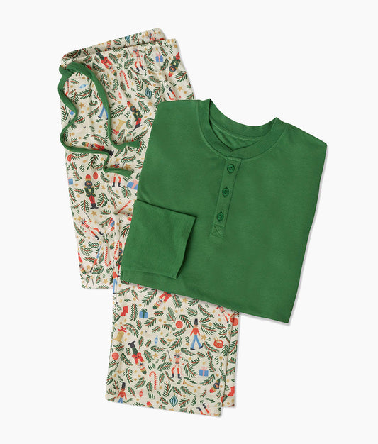 The Men's Matching Family Pajama Set - Nutcracker Sweets