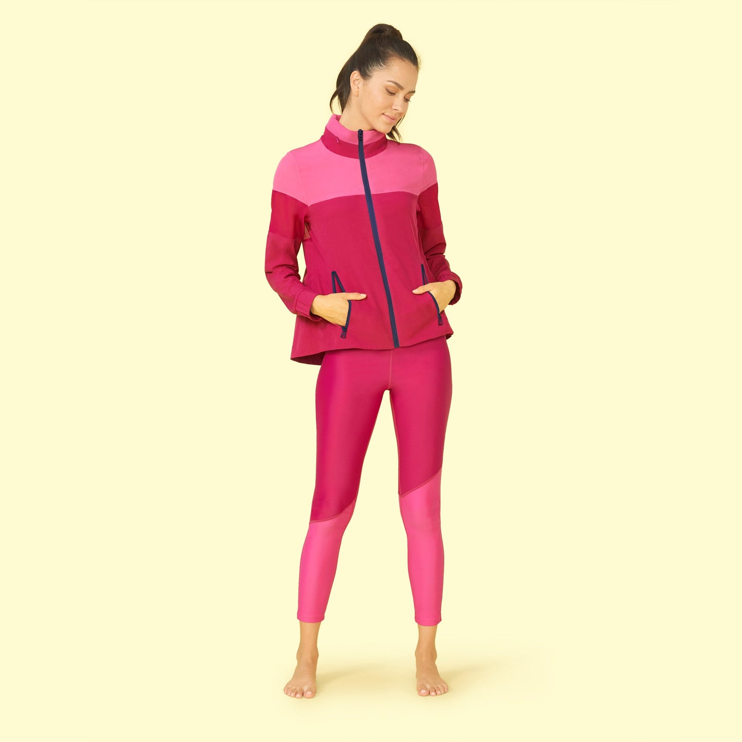The Beyond the Lounge Chair Windbreaker - Orchid & Hibiscus & Atlantic