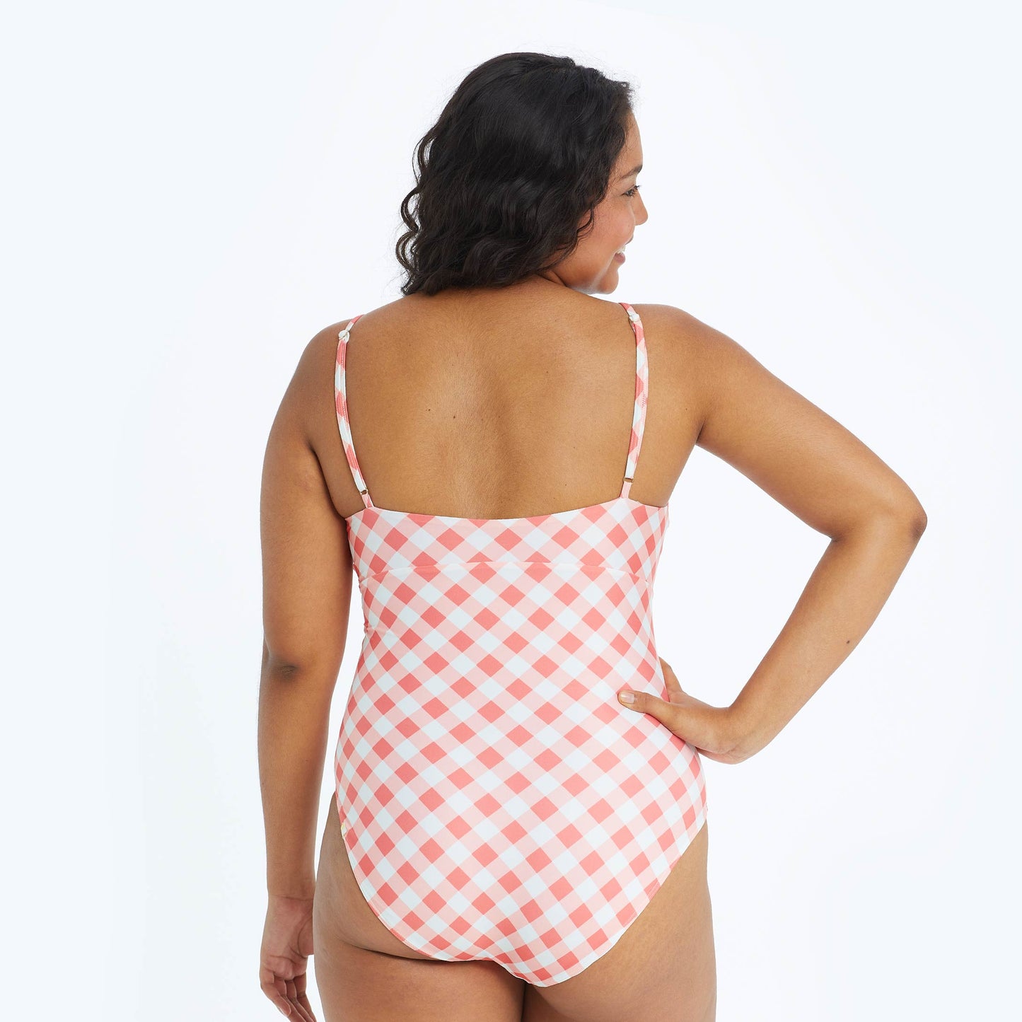 The Jetsetter - Gingham in Coral