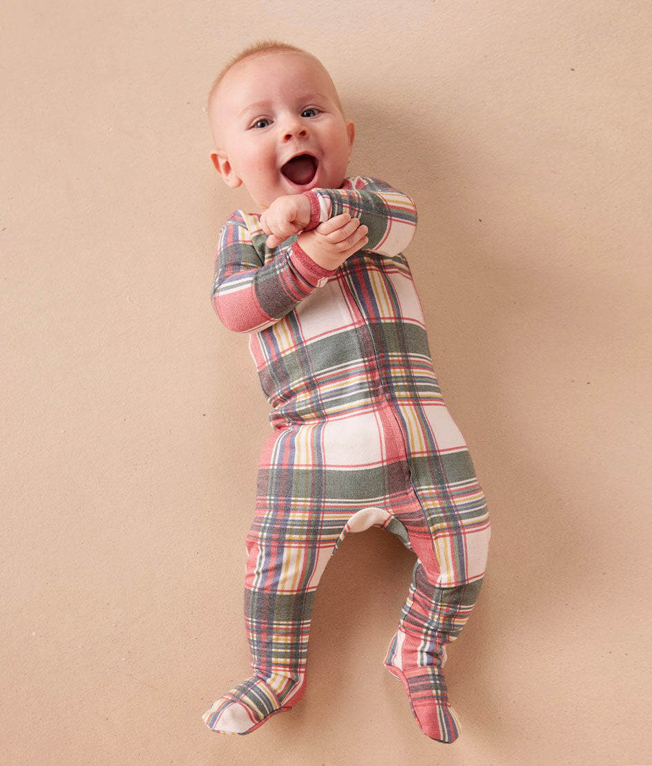 The Babiesâ Matching Family Pajama Zip Footie - Main