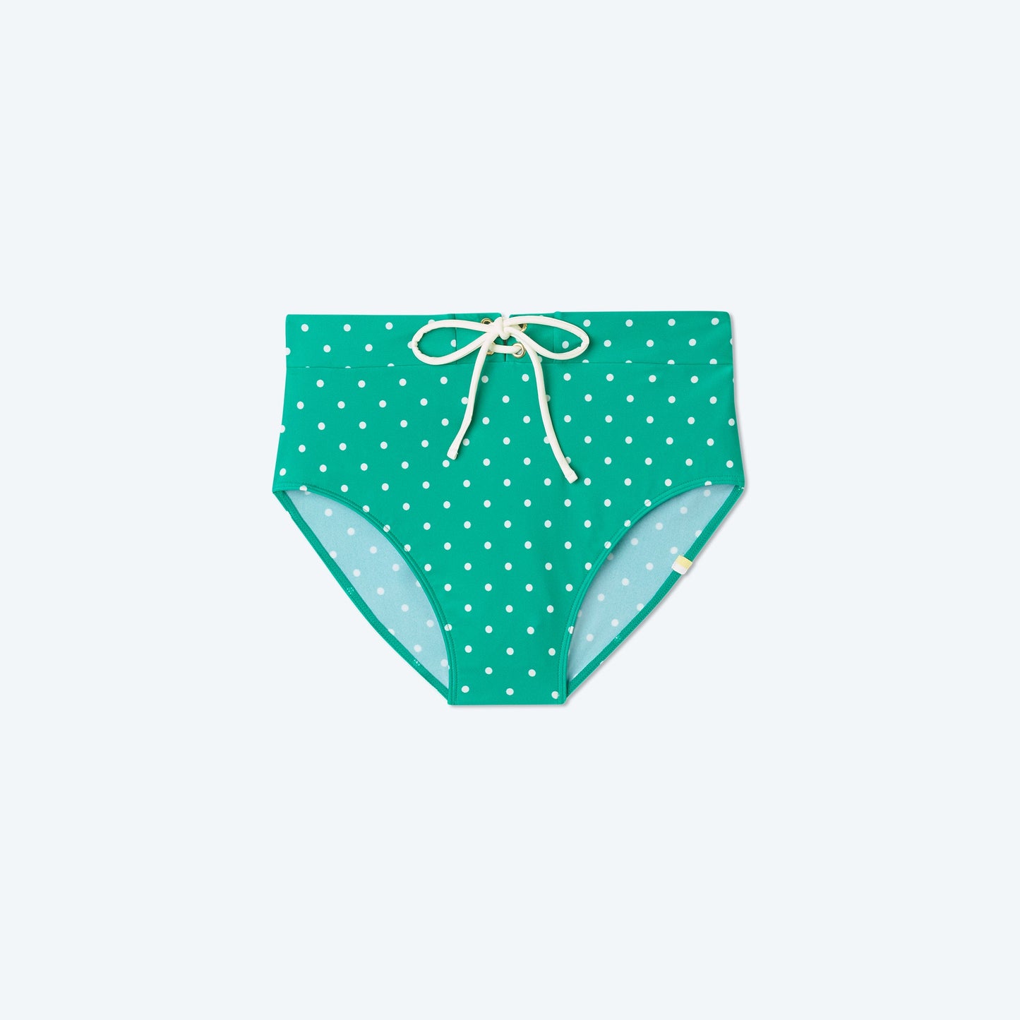 The Lace-Up High Leg High Rise Bikini Bottom - Main