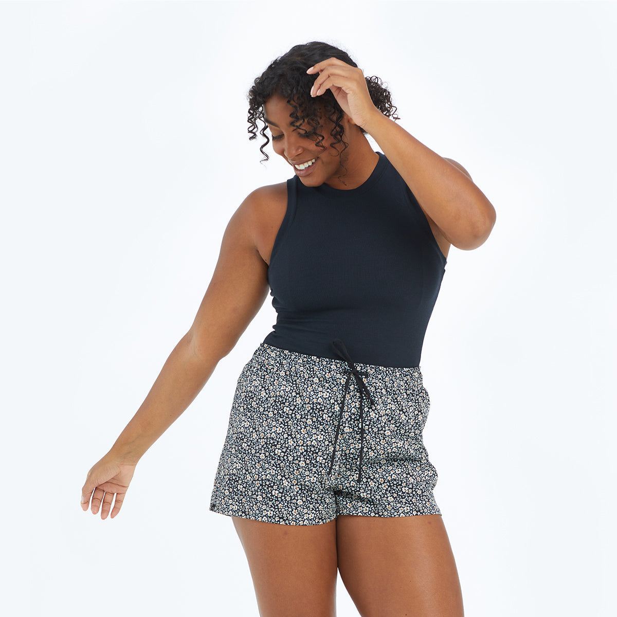 The On-The-Go Shorts - In Bloom in Sea Urchin
