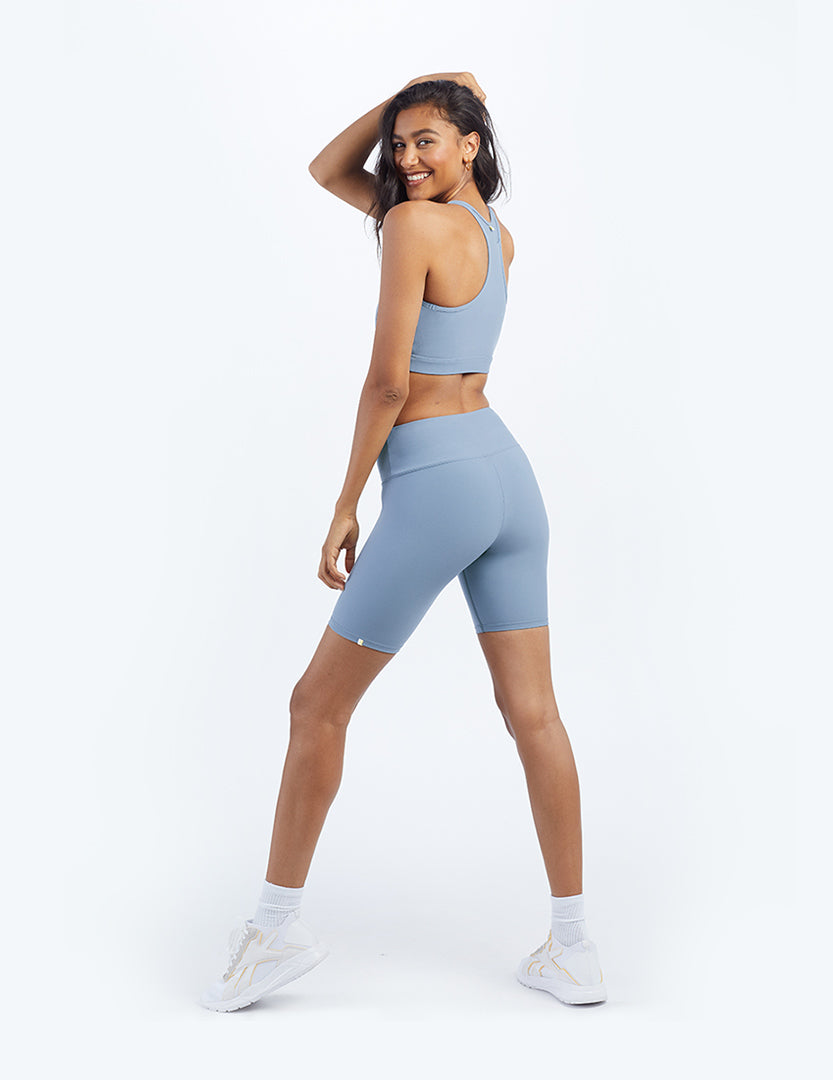 The Do-It-All High Rise Biker Shorts - Slate