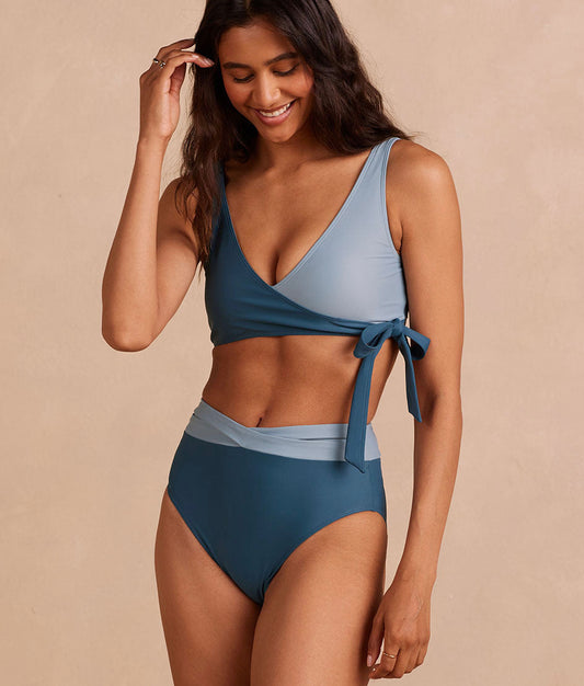 The Wrap High Leg High Rise Bikini Bottom - Main