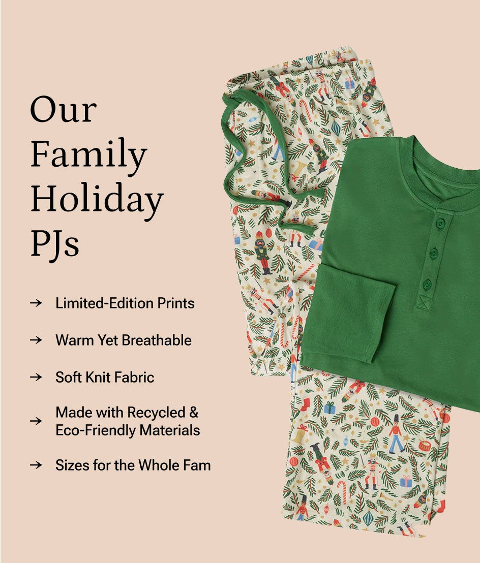 The Men's Matching Family Pajama Set - Nutcracker Sweets