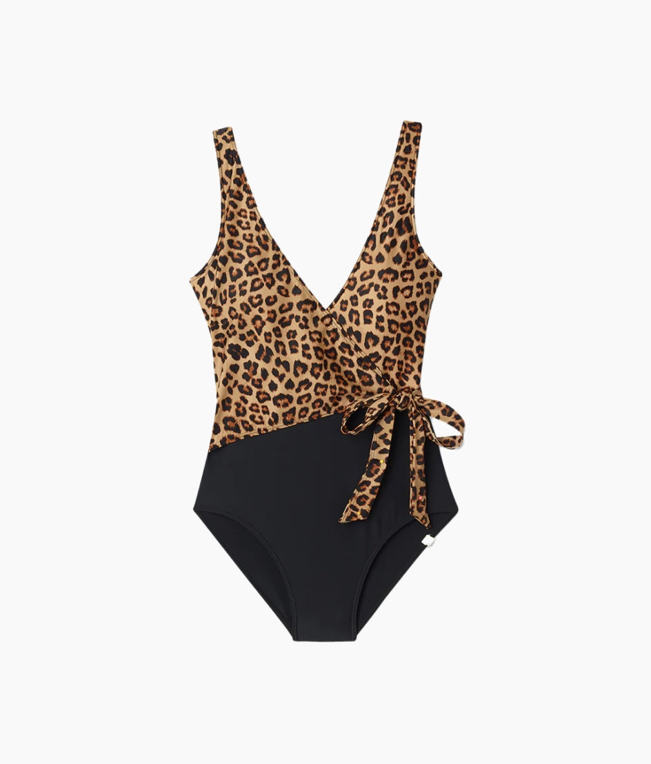 The Perfect Wrap One-Piece - Leopard