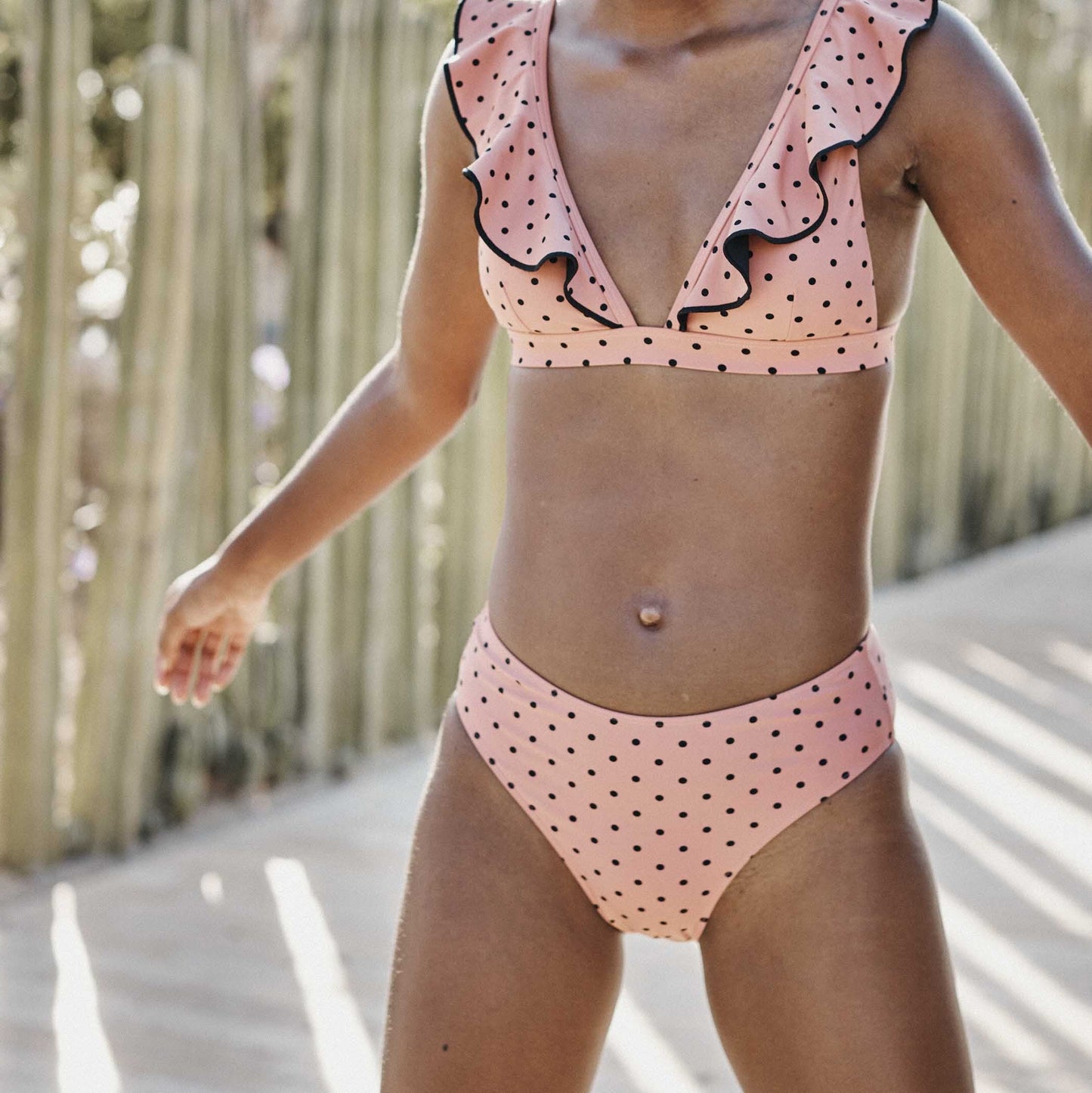 The Limited-Edition High Leg Mid Rise Bikini Bottom - Main