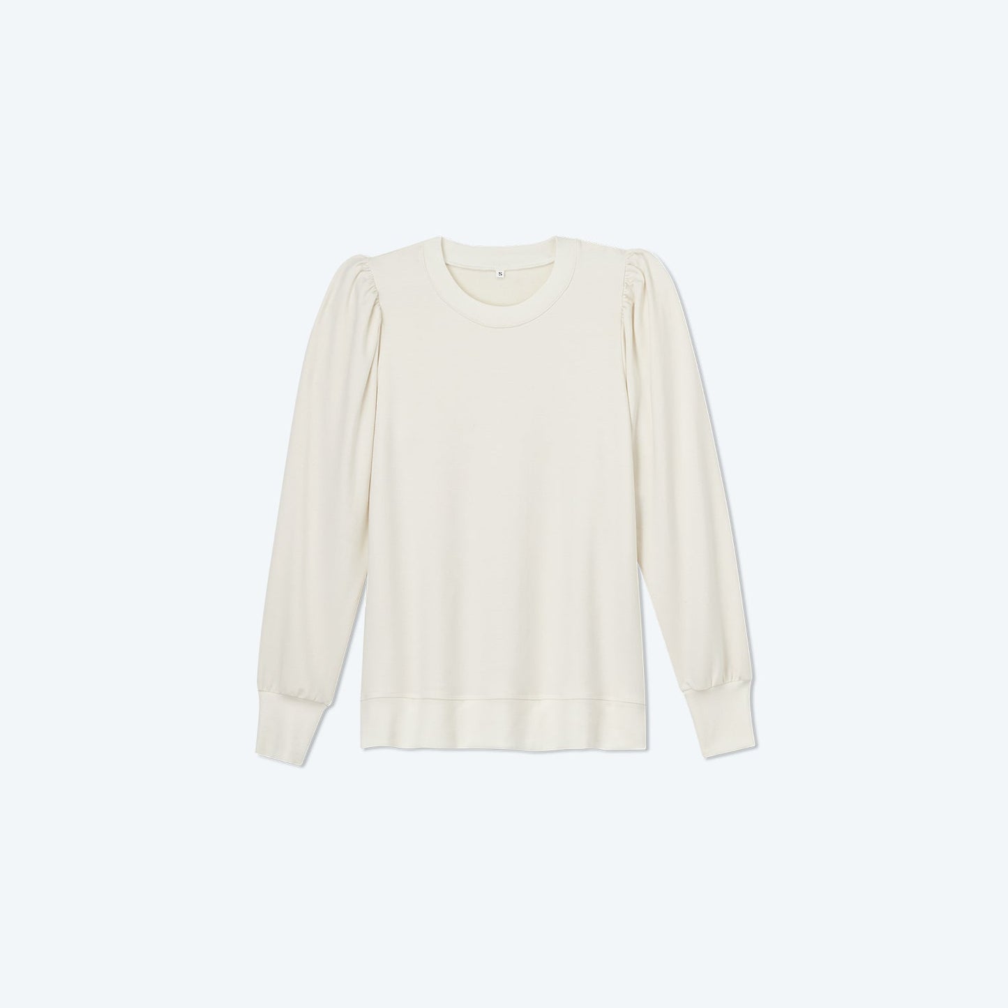 The Softest French Terry Puff Sleeve Pullover - Main