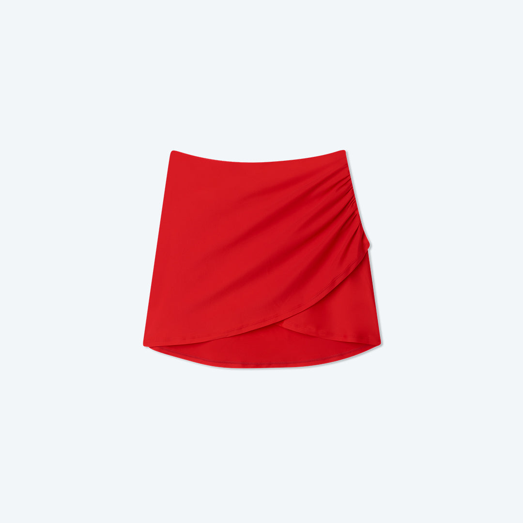 The Ruched Swim Skirt - Main