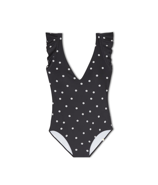 The Ruffle Backflip - Microfloral in Sea Urchin & White Sand