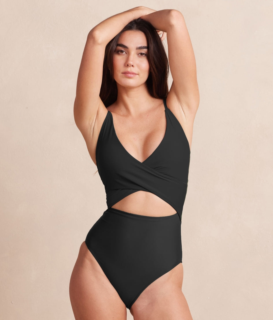 The Sea Breeze Cutout One-Piece - Sea Urchin