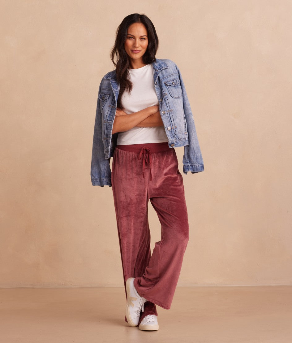 The Plush Velour Lounge Pant - Main