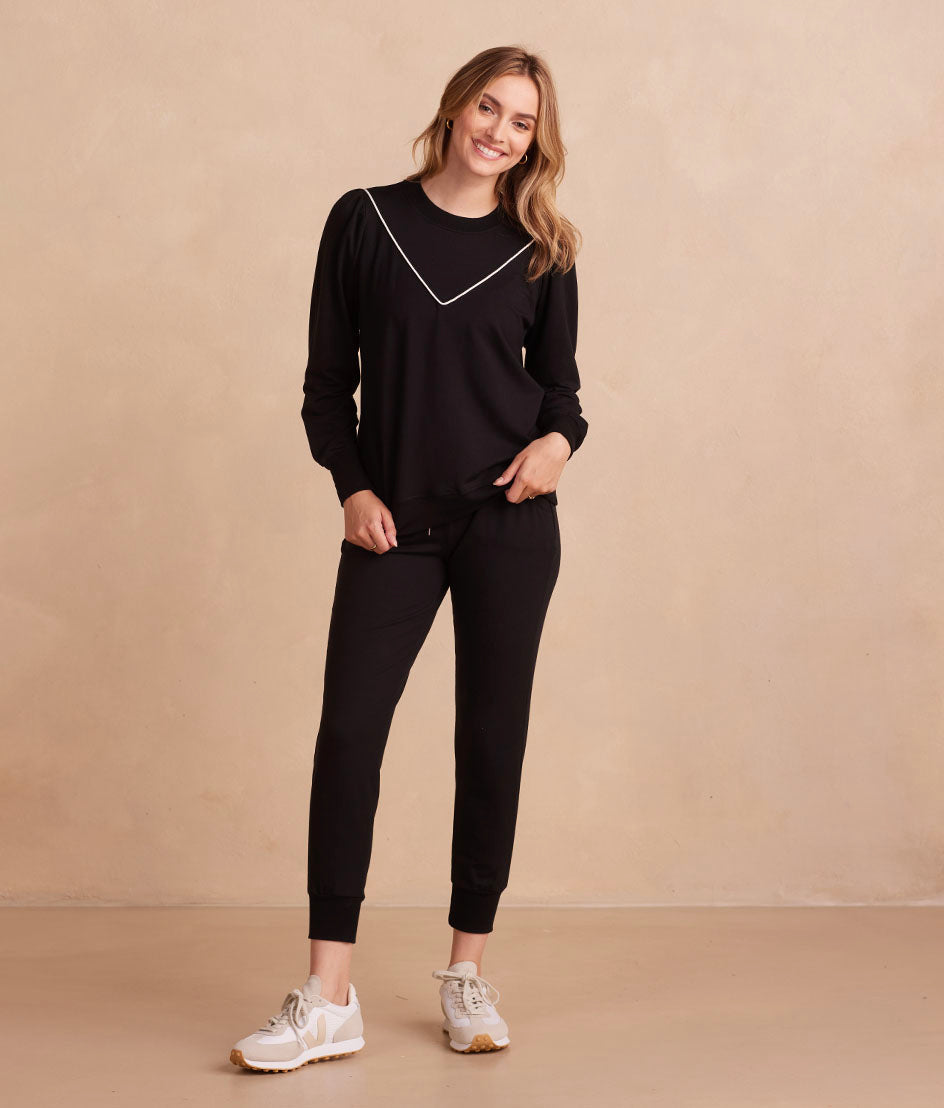 The Softest French Terry Jogger - Sea Urchin