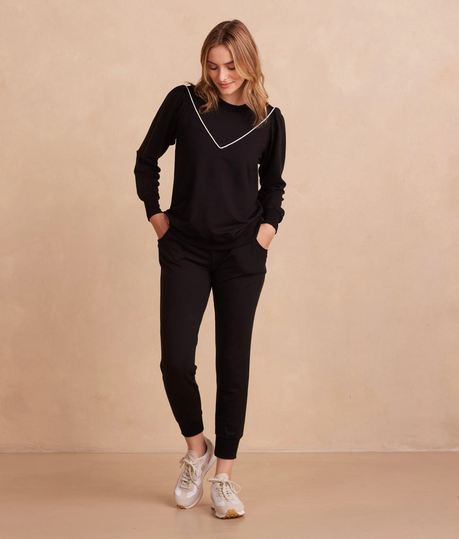 The Softest French Terry Jogger - Sea Urchin