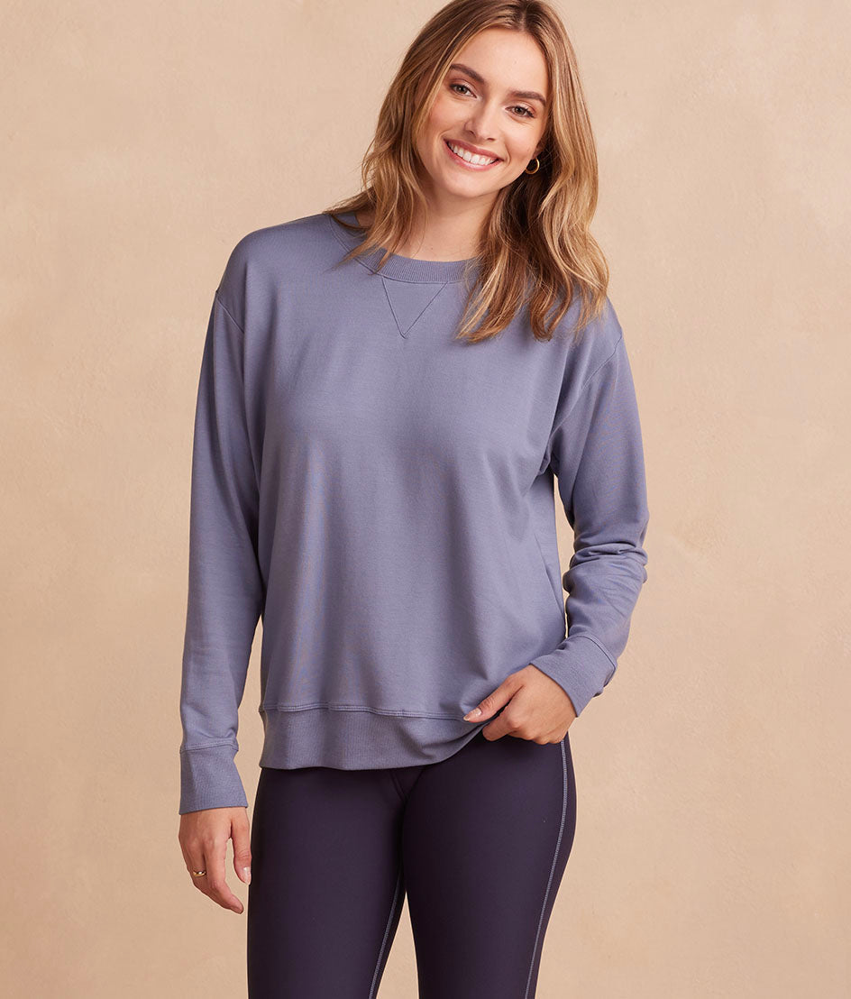 The Softest French Terry Relaxed Crew - Main
