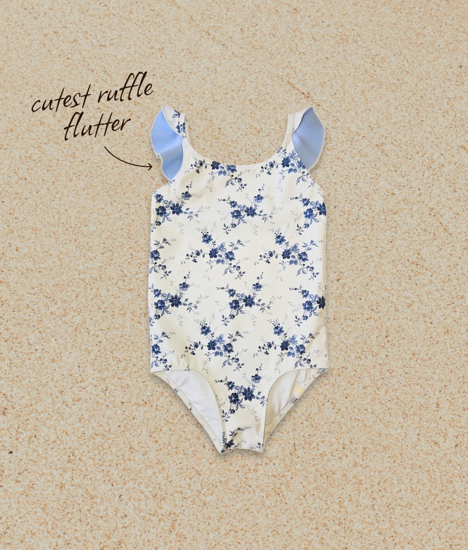 The Girls' Ruffle One Piece - Amelie Floral