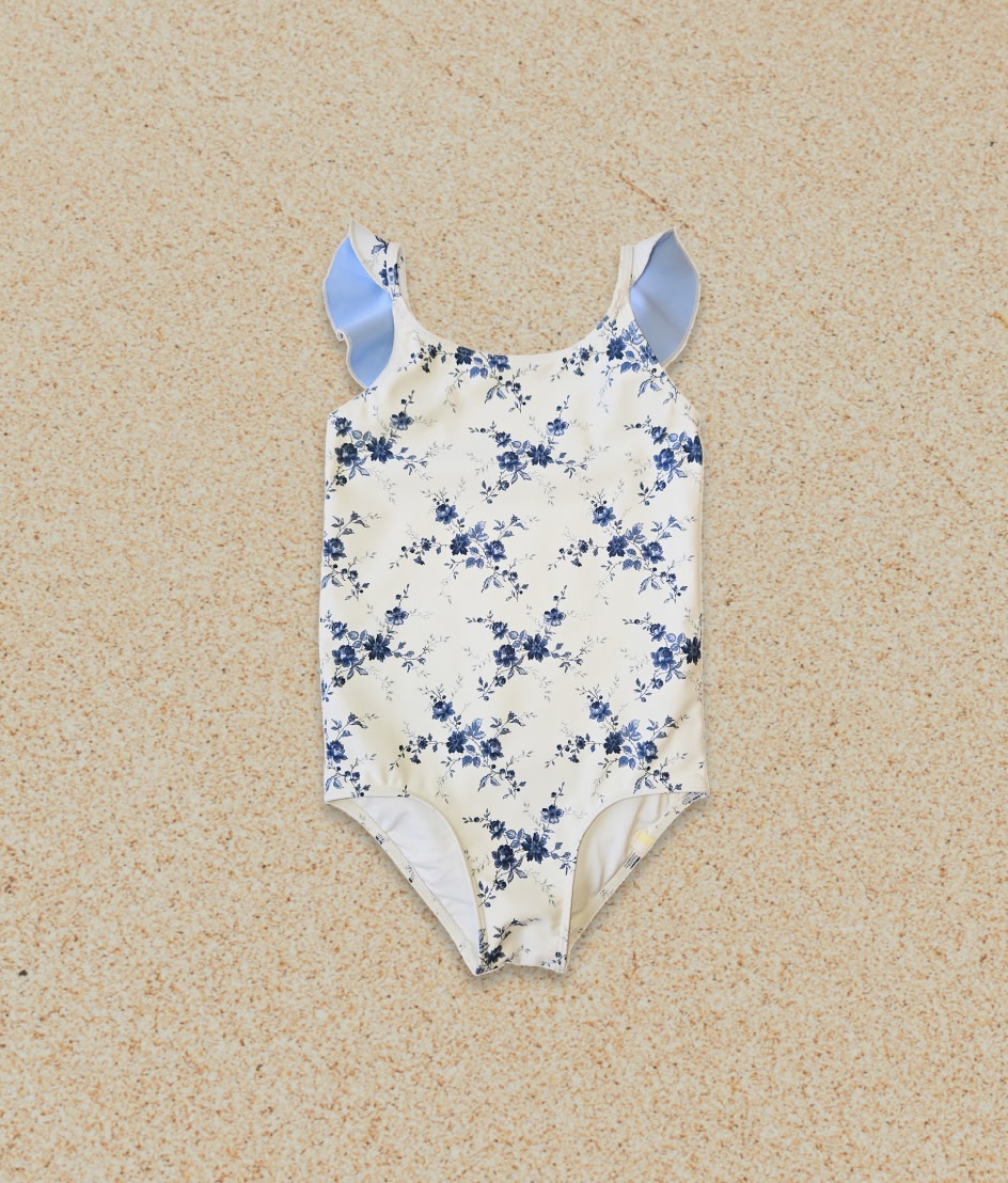 The Girls' Ruffle One Piece - Amelie Floral