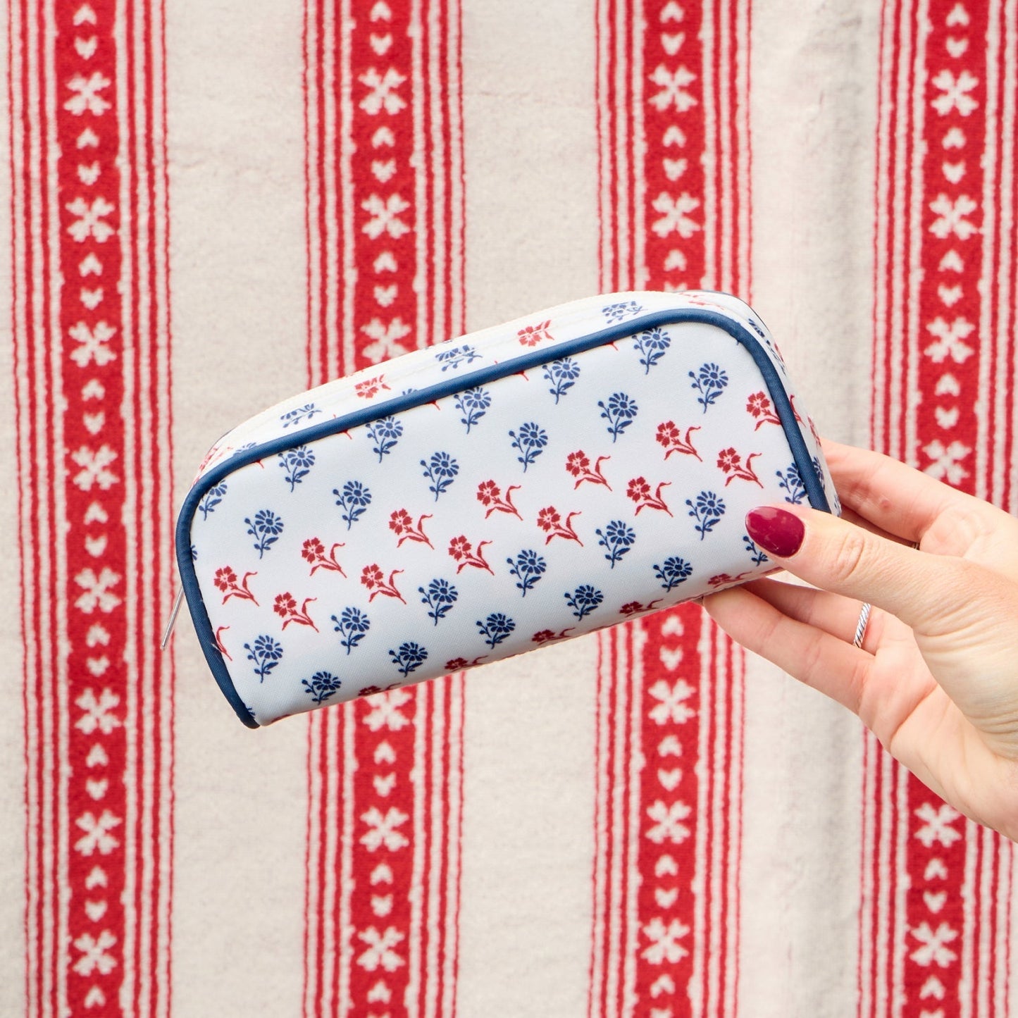 Summersalt x Weezie Mini Patterned Toiletry Bag