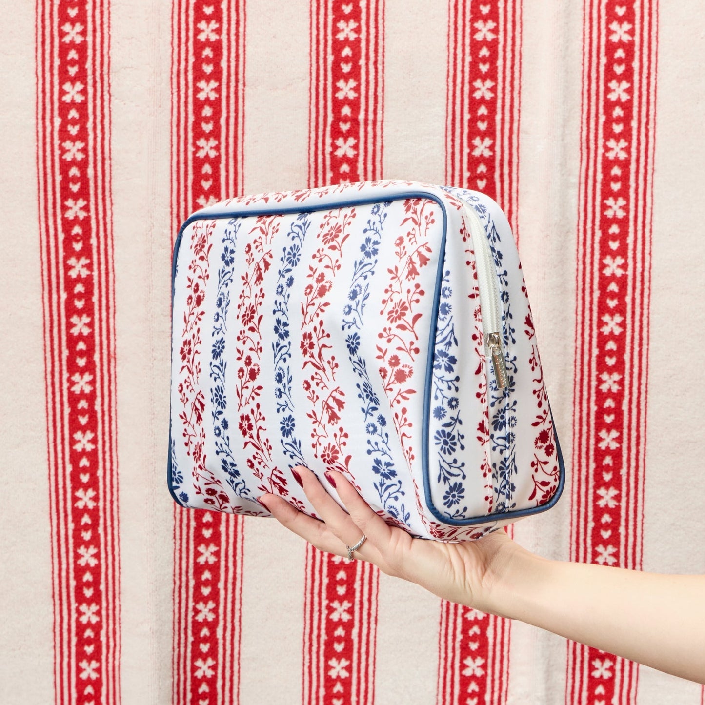 Summersalt x Weezie Large Patterned Toiletry Bag