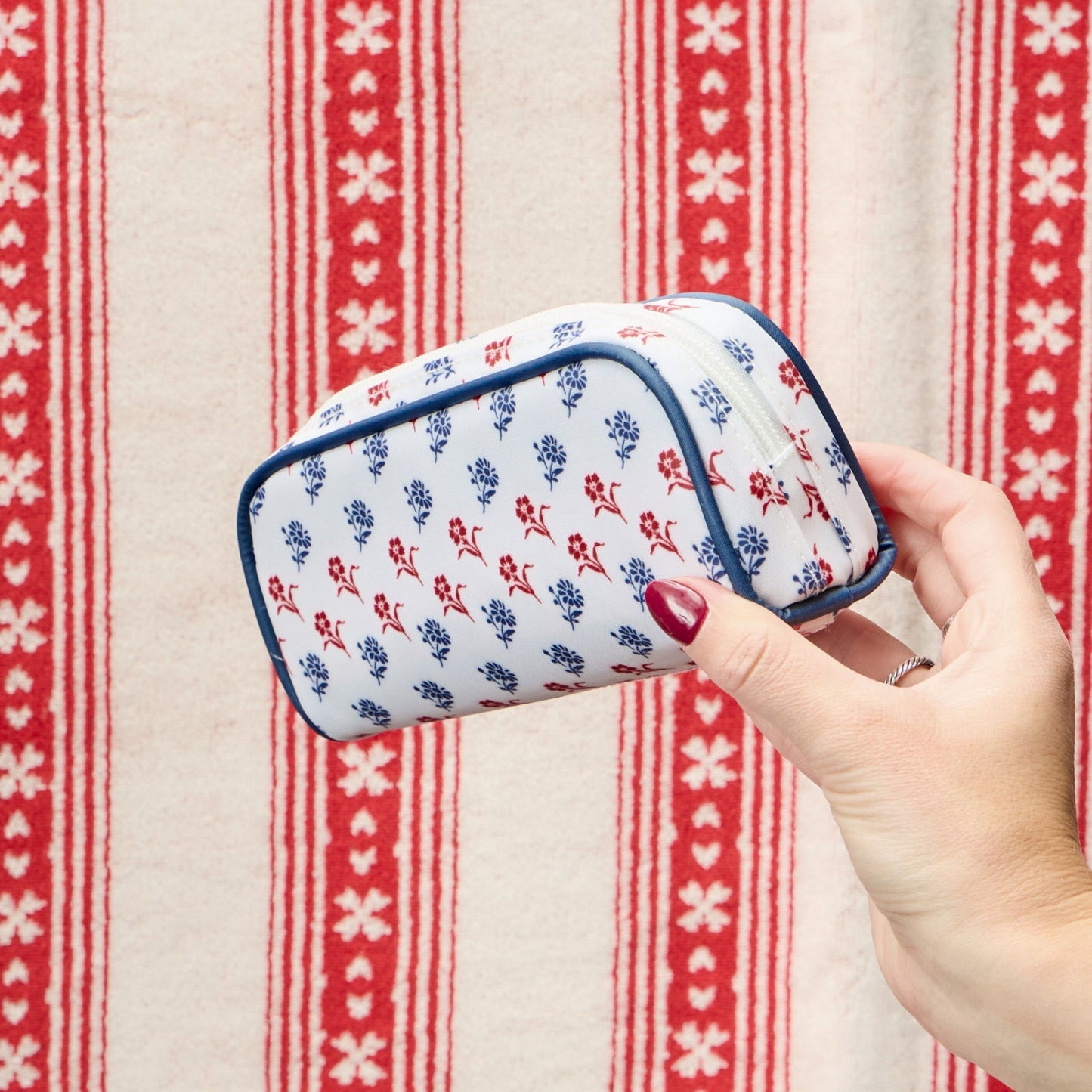 Summersalt x Weezie Mini Patterned Toiletry Bag