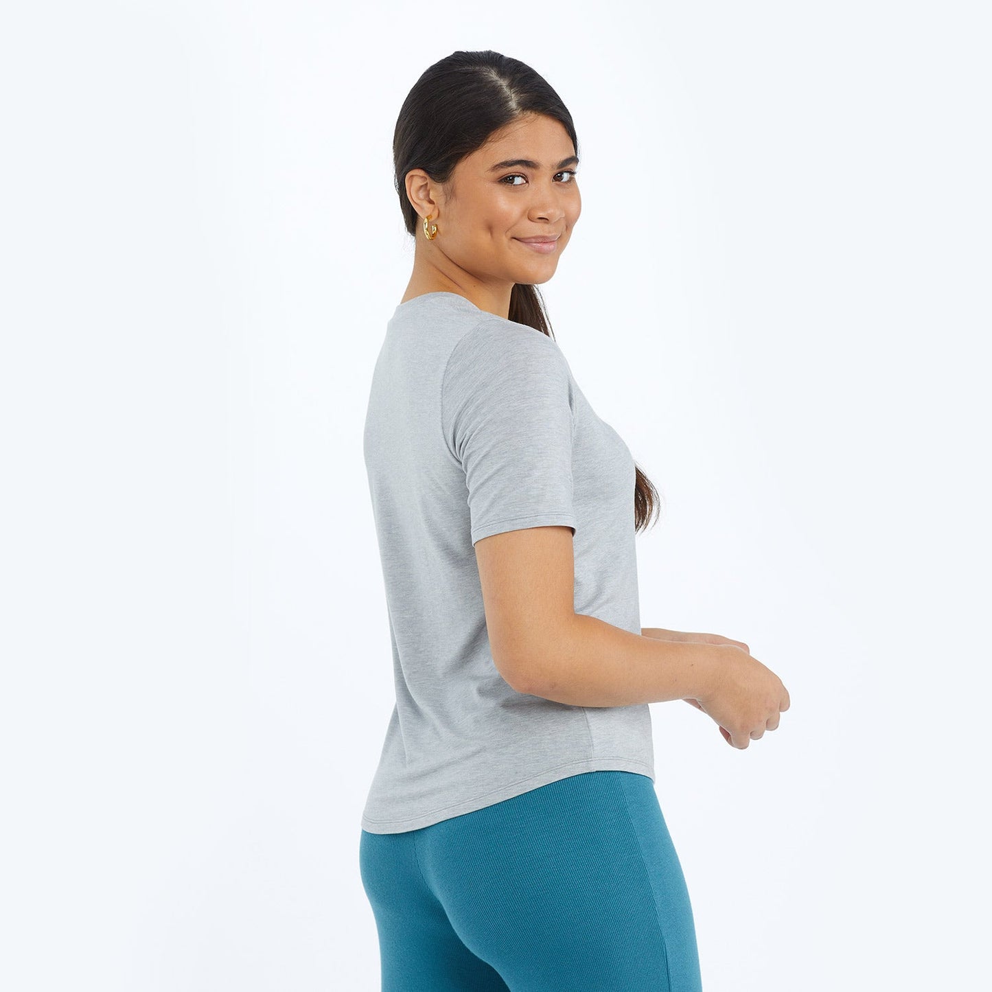 The Softest Tencel Short Sleeve Pocket T-Shirt - Wolf