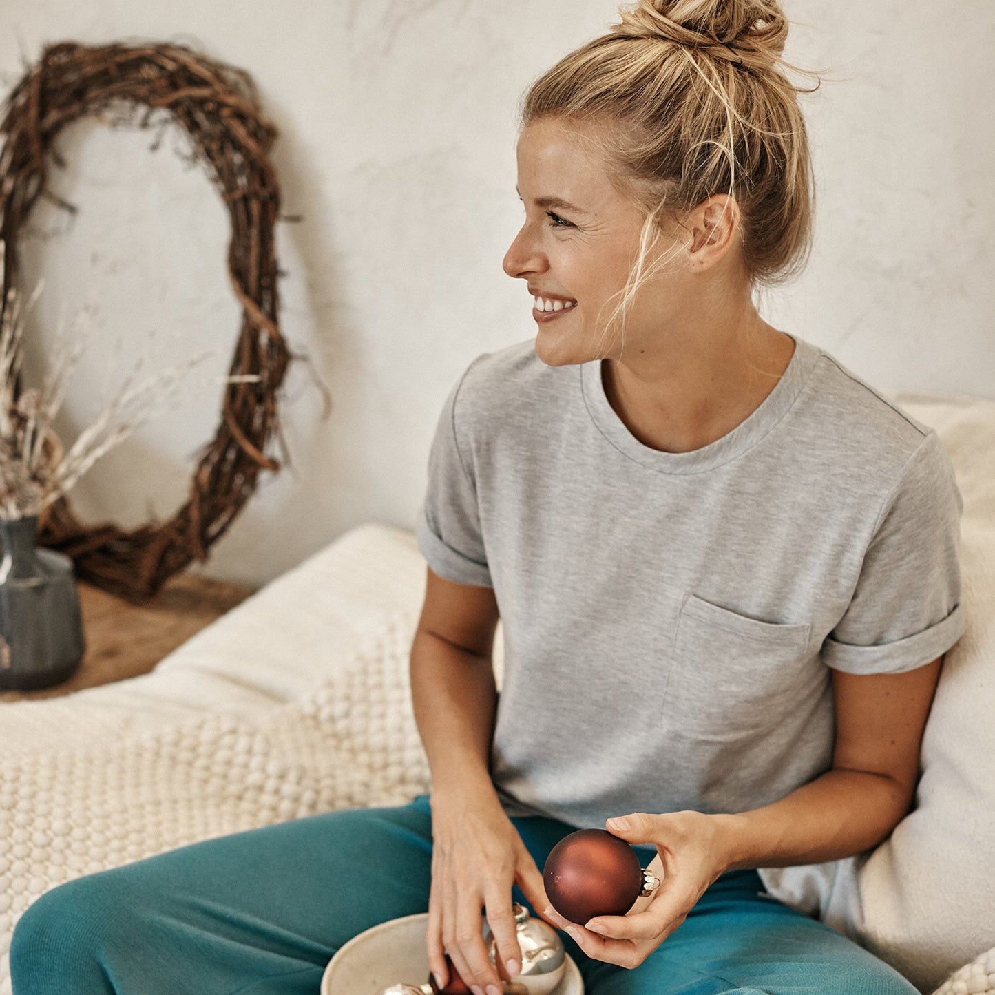 The Softest Tencel Short Sleeve Pocket T-Shirt - Wolf