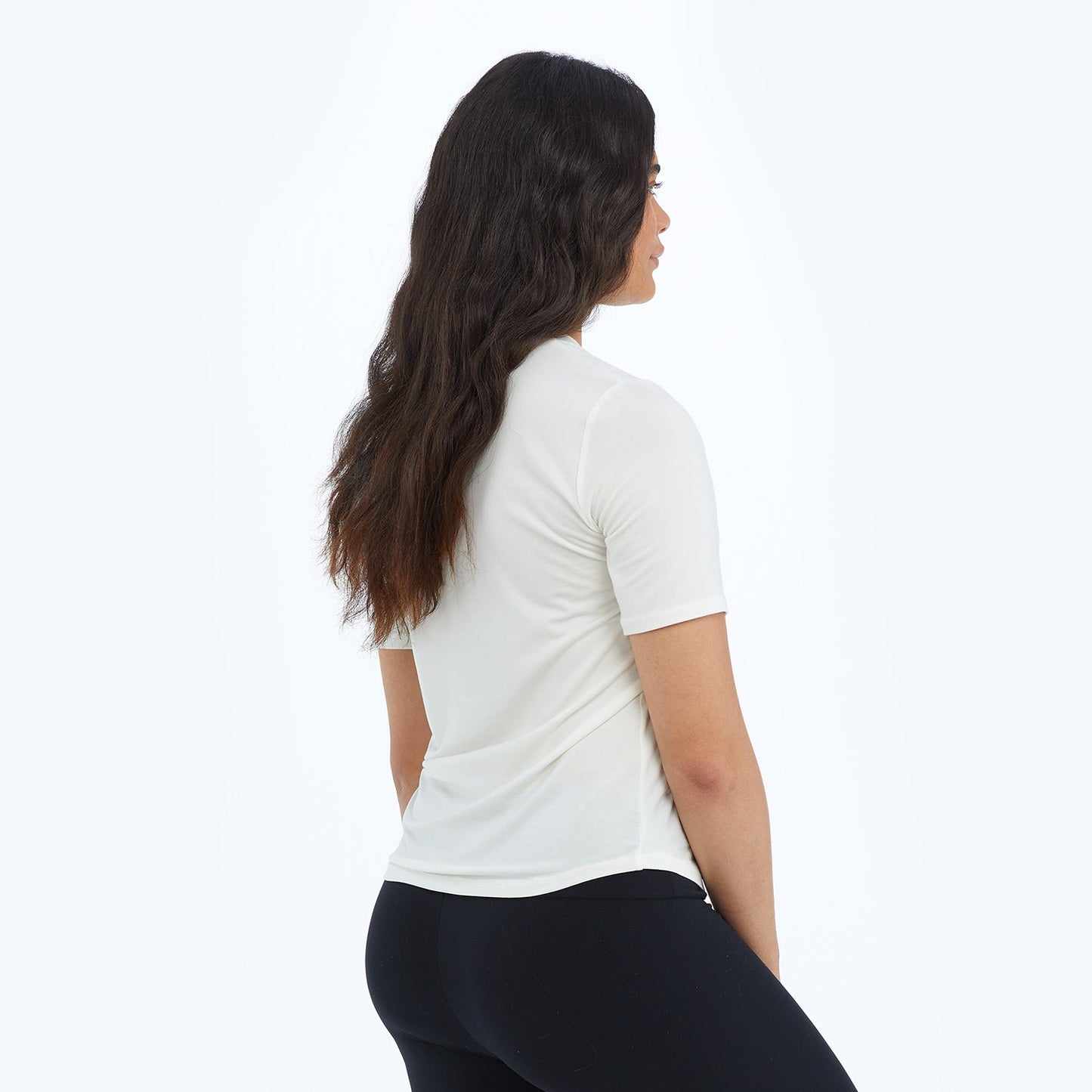 The Softest Tencel Short Sleeve Pocket T-Shirt - White Sand
