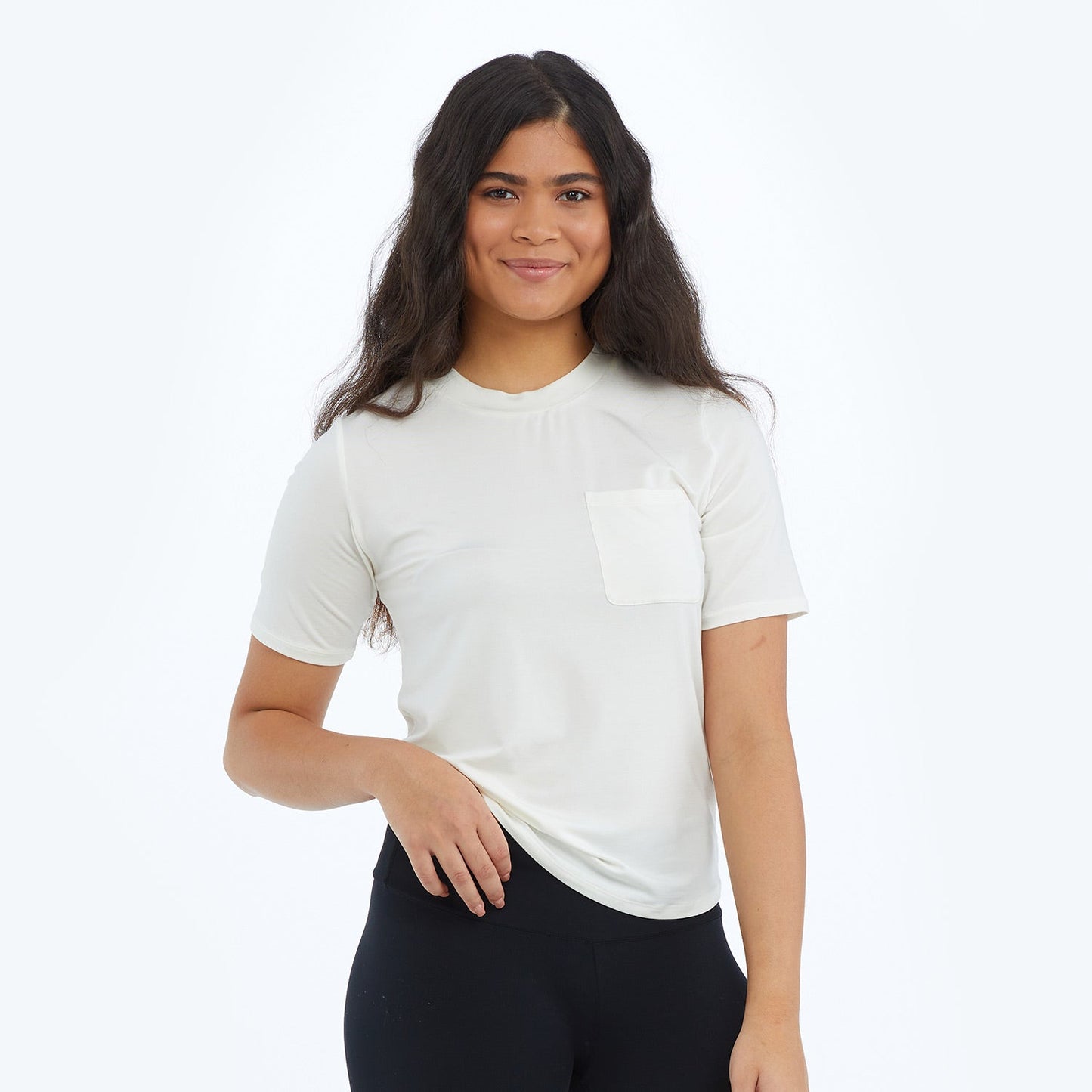 The Softest Tencel Short Sleeve Pocket T-Shirt - Main