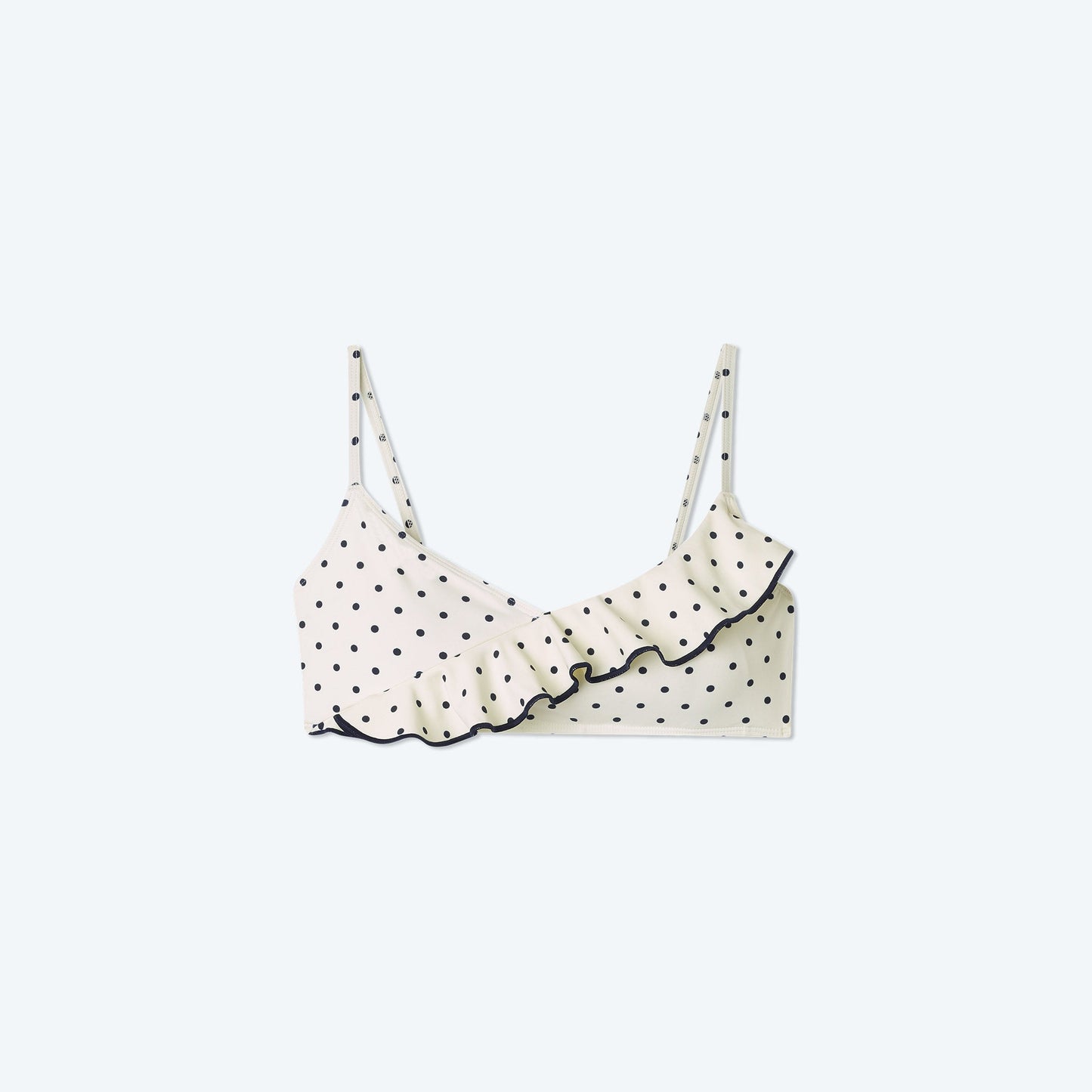 The Ruffle Marina Bikini Top - Main