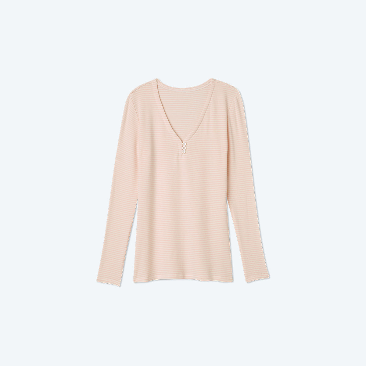 The Softest Ribbed Long Sleeve Henley - Main