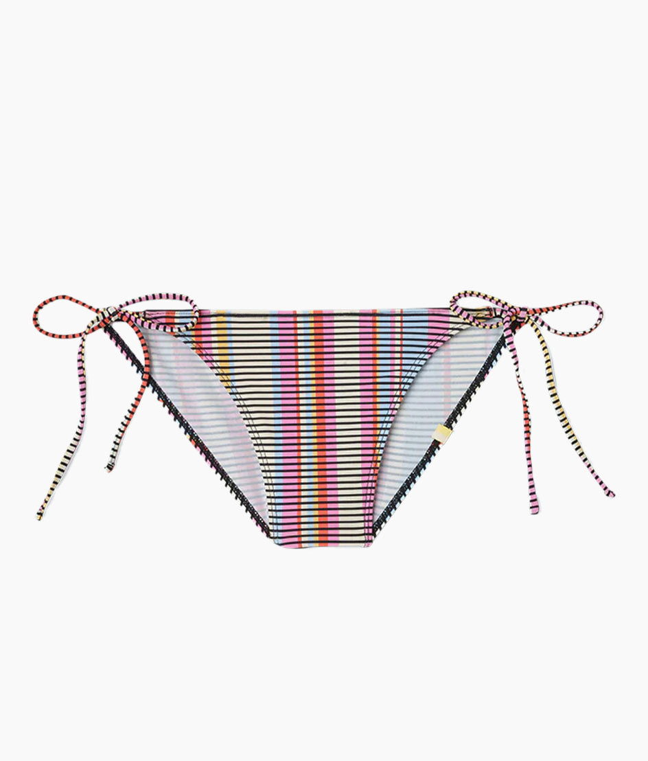 The String Bikini Bottom - Mod Stripe