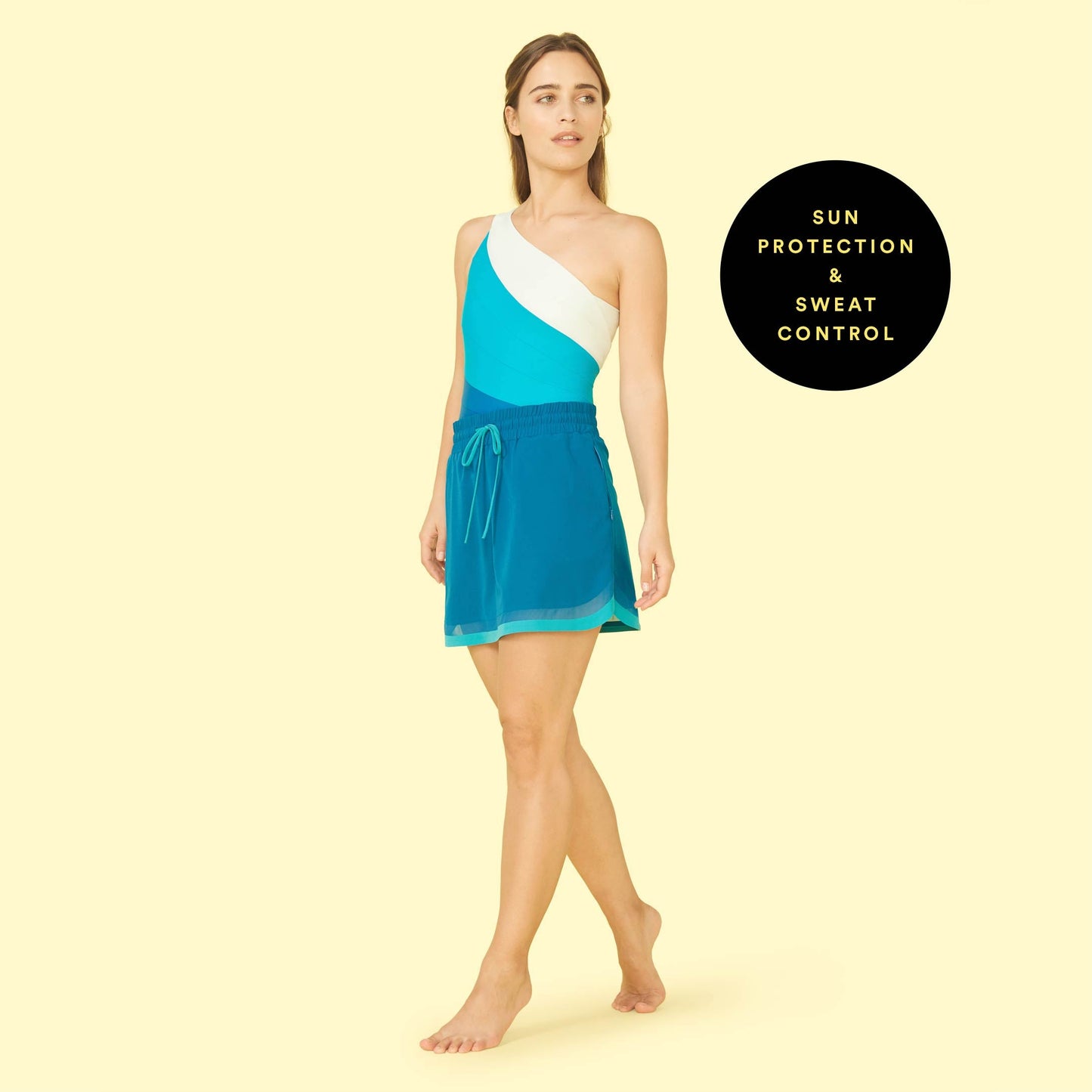 The Beyond the Lounge Chair Skirt - Pacific & Blue Lagoon