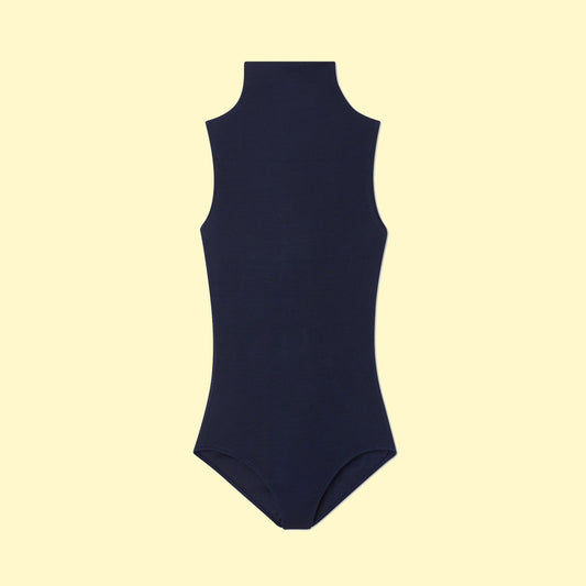 The Sleeveless Day to Night Bodysuit - Deep Sea
